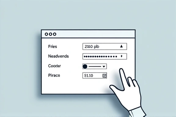 Ilustración de una mano ajustando la configuración de privacidad en un navegador web